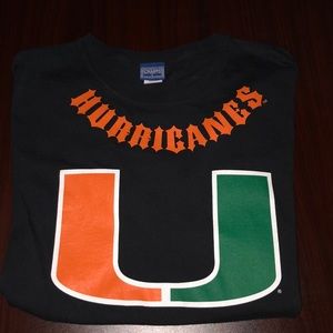 Miami Hurricanes Shirt M